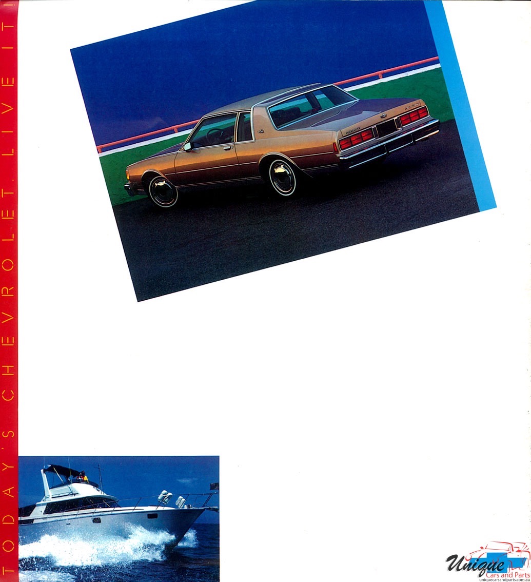 1986 Chevrolet Caprice Brochure Page 4